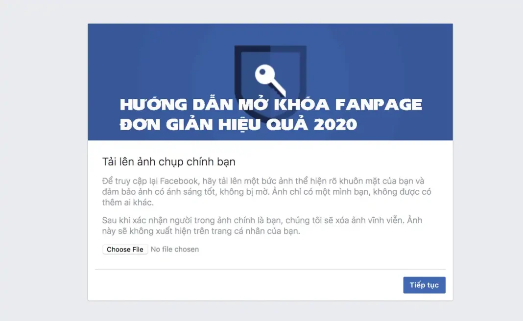 HƯỚNG DẪN MỞ KHÓA FANPAGE ĐƠN GIẢN HIỆU QUẢ 2020