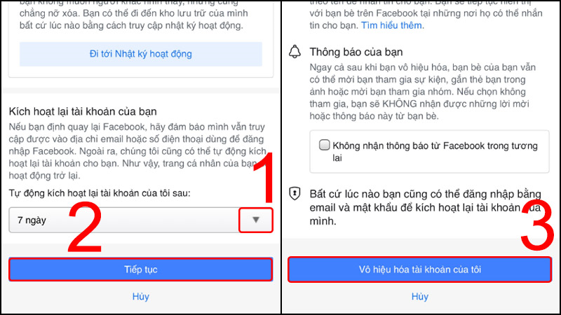 HƯỚNG DẪN KHÓA TÀI KHOẢN FACEBOOK TẠM THỜI HOẶC VĨNH VIỄN