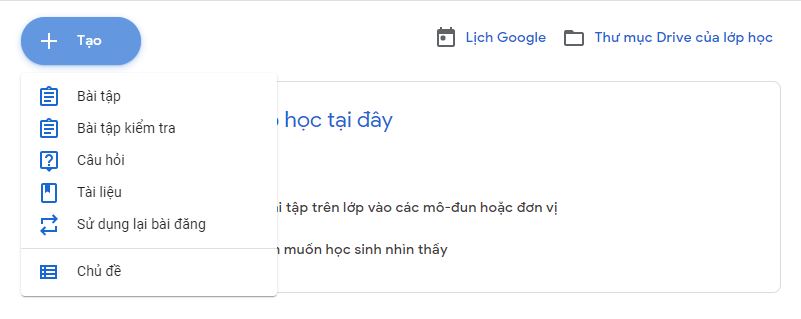 HƯỚNG DẪN SỬ DỤNG CÔNG CỤ LỚP HỌC GOOGLE CLASSROOM