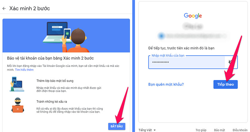 HƯỚNG DẪN XÁC MINH 2 BƯỚC CHO TÀI KHOẢN GMAIL GOOGLE