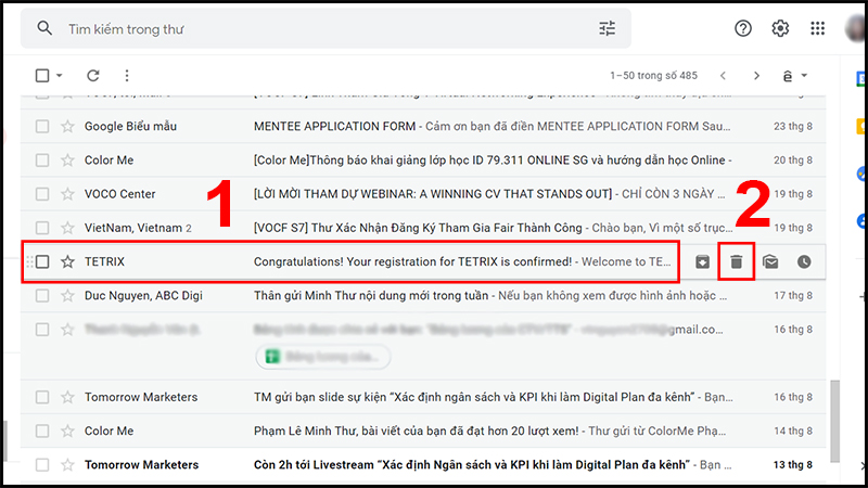 HƯỚNG DẪN XOÁ THƯ TRÊN GMAIL ĐƠN GIẢN NHẤT