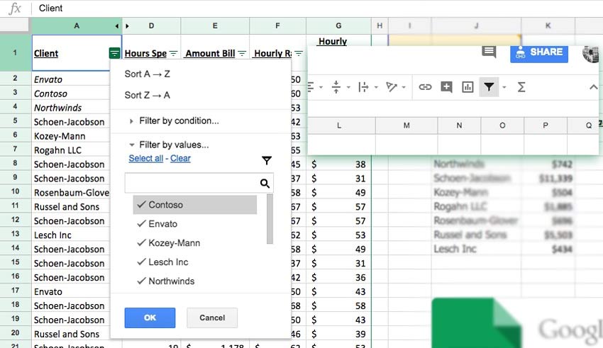 NHỮNG THỦ THUẬT GOOGLE SHEETS BẠN CẦN BIẾT