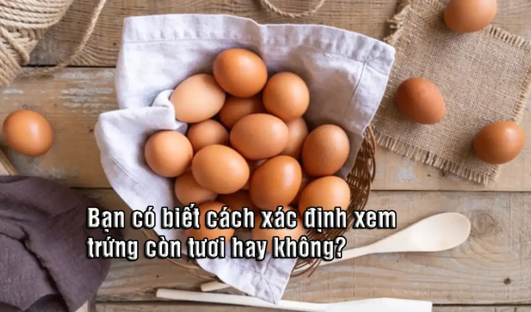 Bạn có biết cách xác định xem trứng còn tươi hay không?
