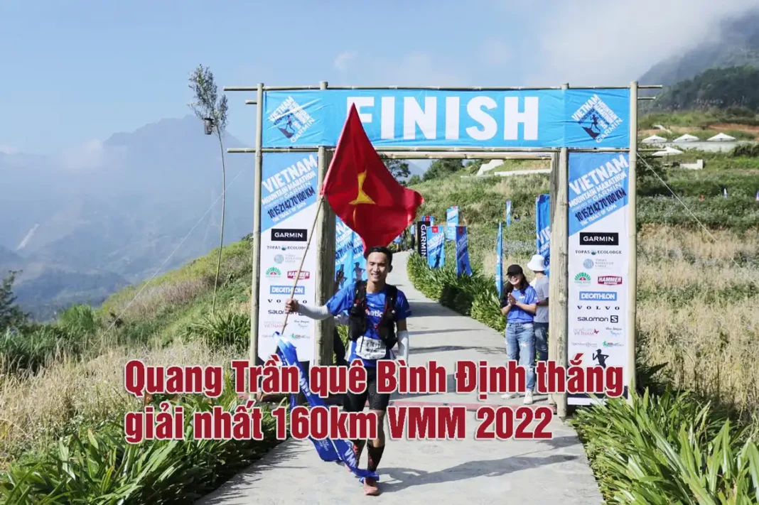 Quang Trần quê Bình Định thắng giải nhất 160km VMM 2022