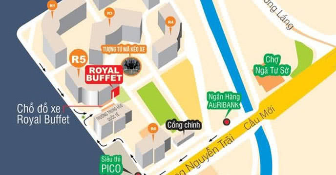 nhà hàng royal buffet royal city 4