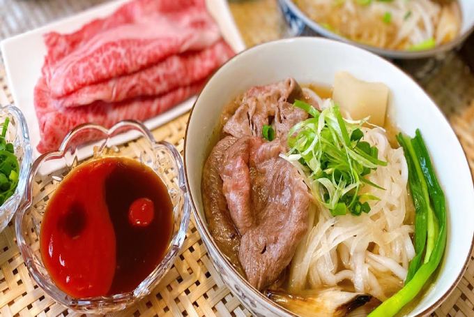 phở bò Kobe Hà Nội cách thưởng thức