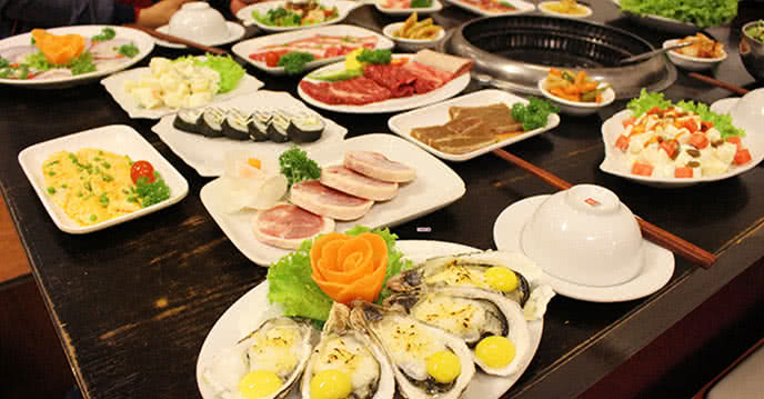 khám phá 60 món buffet đặc sắc tại đệ nhất nướng 2