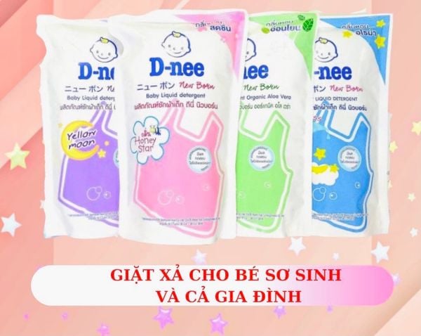 Nước giặt cho trẻ sơ sinh