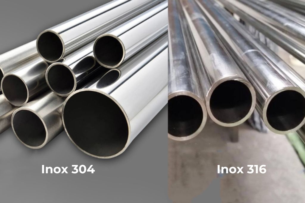 inox 304 và inox 316 khó phân biệt qua bề ngoài