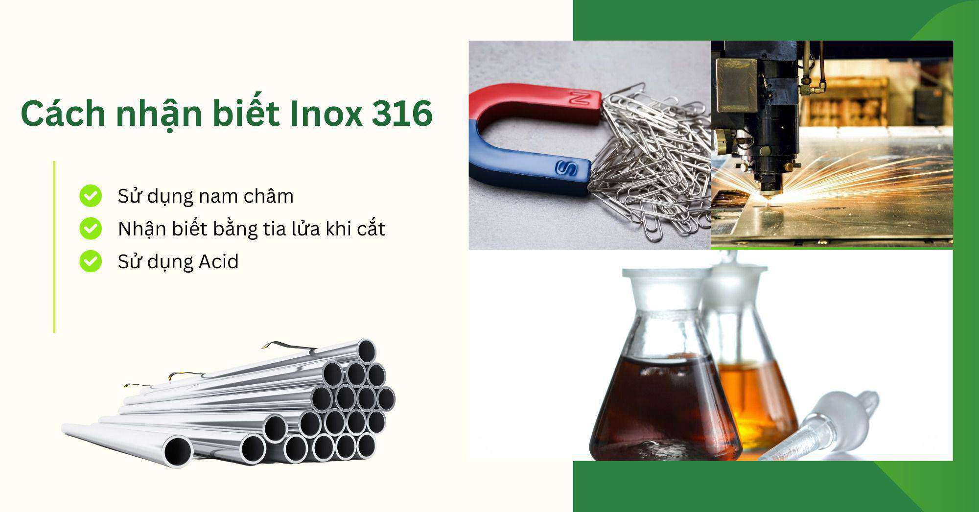 cách nhận diện inox 316