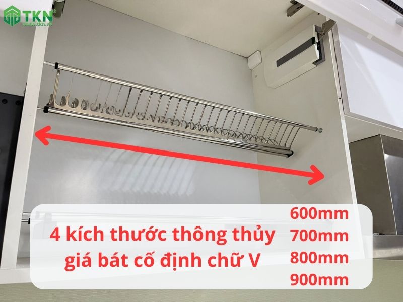 4 Kích thước giá bát cố định chữ V