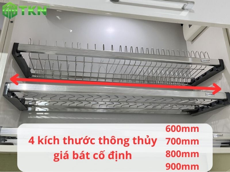 kích thước giá bát cố định cao cấp