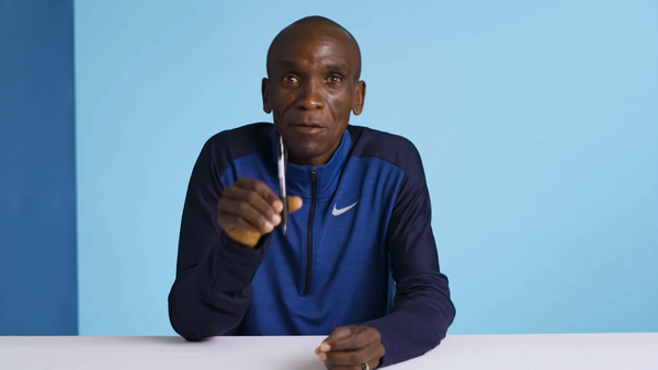 kipchoge and pen