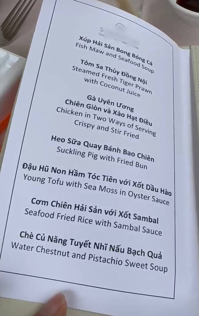 Menu tiệc đám hỏi Midu: Tổ chức ở khách sạn 5 sao, toàn món chất lượng nhưng lại 'thiếu thiếu gì đó' - Ảnh 4.