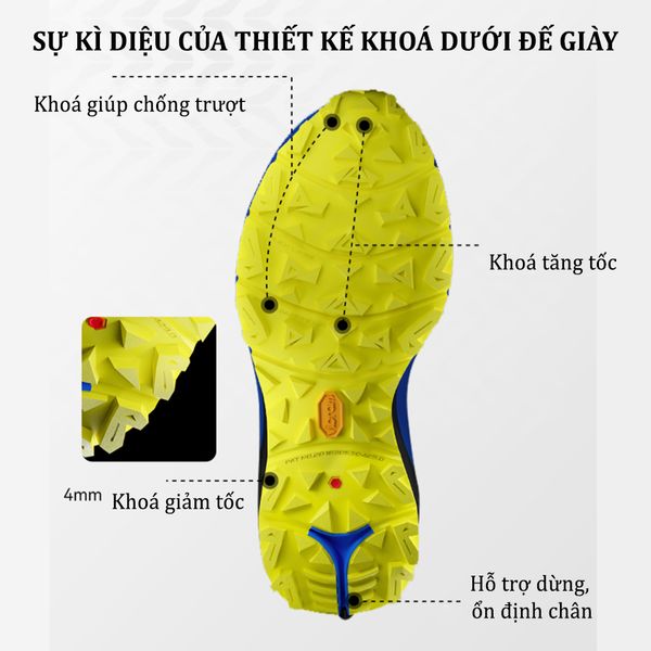 Giày chạy trail Kailas Fuga EX3- đế ngoài