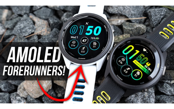 Màn hình AMOLED trên đồng hồ Garmin Forerunne 965 giúp nó trông sắc nét hơn, đẹp hơn