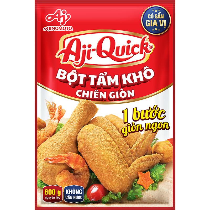 Gia vị nêm sẵn Aji-Quick® Bột tẩm khô chiên giòn