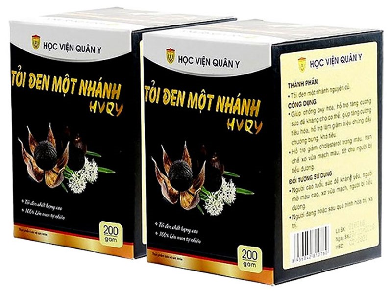 Tỏi Đen Một Nhánh Học Viện Quân Y (200g)